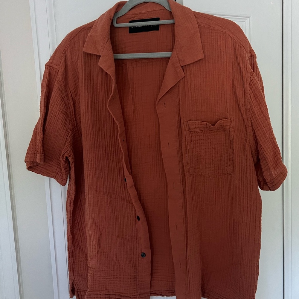 Abercrombie Burnt Orange Men’s Shirt